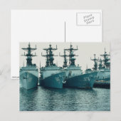 Spruanceクラス駆逐艦， NAV STA，サンディエゴ，カル ポストカード (正面/裏面)