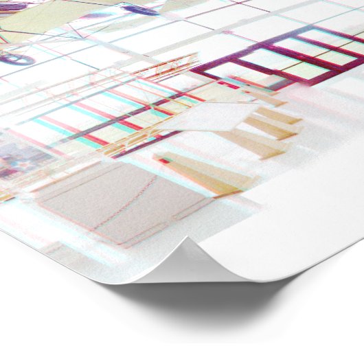 Spruce Goose 3D 360 Degree Panorama ポスター (角)