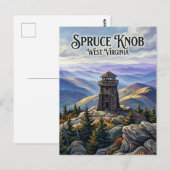 Spruce Knob West Virginia ポストカード (正面/裏面)