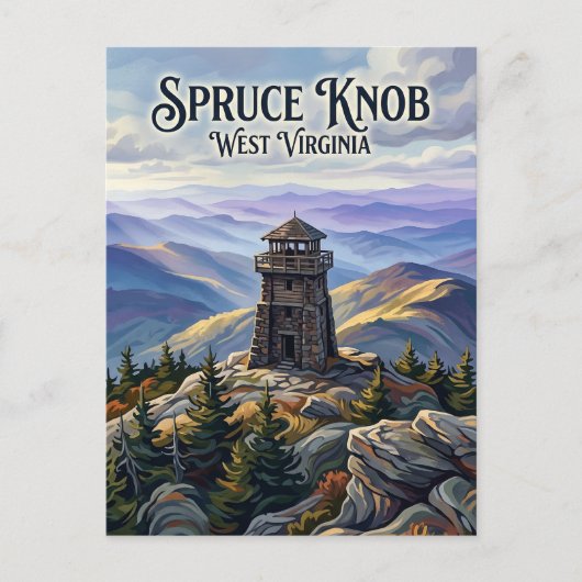 Spruce Knob West Virginia ポストカード (正面)