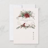 Spruce & Lace | ウィンターフラワー ウェディングクレスト RSVP (正面)