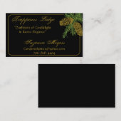 Spruce Pine Cone名刺v5 名刺 (正面/裏面)