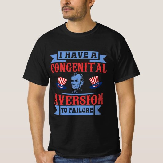 Spruch von Abraham Lincoln Tシャツ (正面)