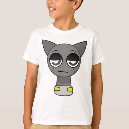 Sprunkiのベイビーグレー Tシャツ (正面)
