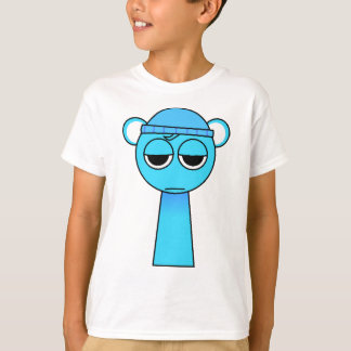Sprunkiリテイクのスカイブルー Tシャツ