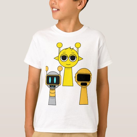 Sprunki - Simon Garnold ファンボット Tシャツ (正面)