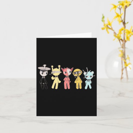 Sprunky Halloween! Clukr Simon Raddy Simon Sky  カード (黄色い花)