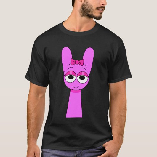 Sprunky PyramixedのPinki Jevin Funbot Simon Tシャツ (正面)