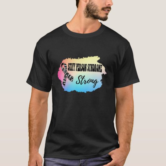 SPSウォリアー用の硬い人症候群認識度 Tシャツ (正面)