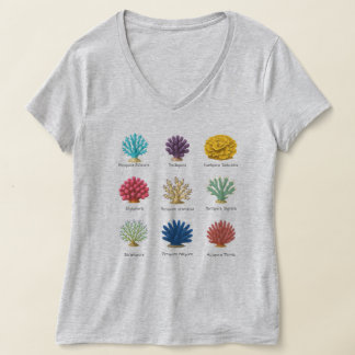 SPSコーラルIDヴィンテージイラストレーションT Tシャツ