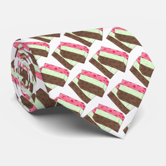 Spumoni Italian Gelato Ice Cream Dessert Spumone ネクタイ (ロール)