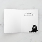 SPUN FROM LIGHT Chow memorial カード (内部)