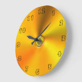 Spun Gold Wall Clock ラージ壁時計 (傾斜)