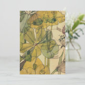 Spurge With Yham Flowers Charles Rennie Mackintosh 招待状 (スタンド正面)