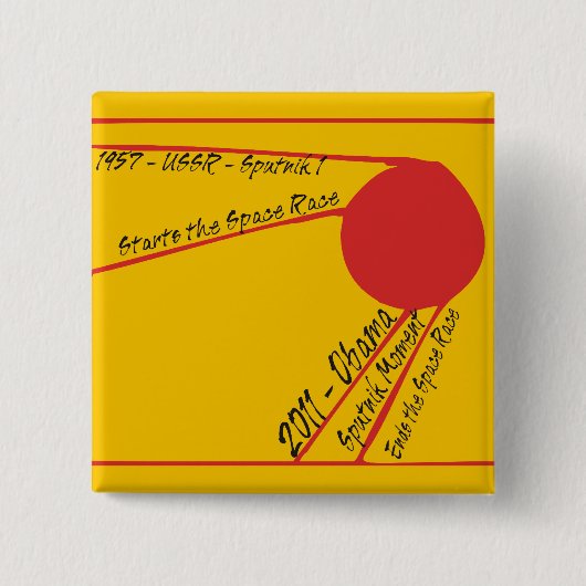 Sputnikの時 缶バッジ (正面)