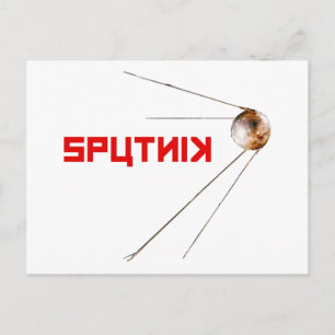 SPUTNIK -宇宙/ソロシアのフトユニオン/テクノロジー ポストカード