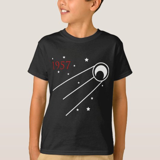 Sputnik 1957年 tシャツ (正面)