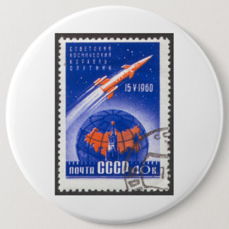 Sputnik 5月4日15日1960年 缶バッジ