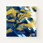 SPWWきらめくインディゴスパイラル ノートブック (裏面)