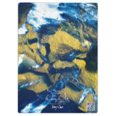 SPWWグリーミングインジゴクリップボード クリップボード (裏面)