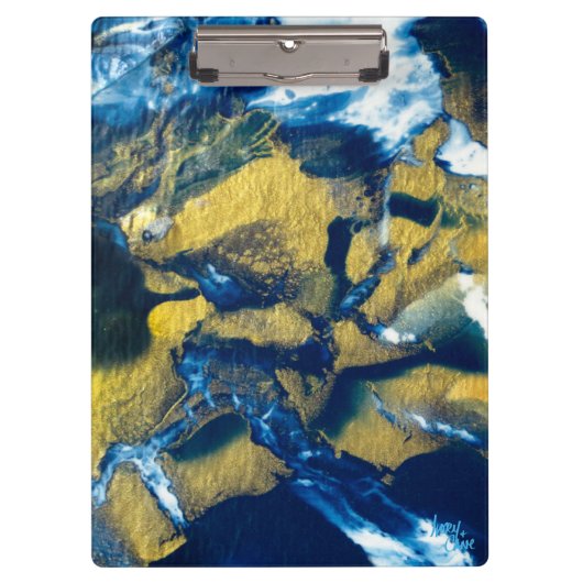 SPWWグリーミングインジゴクリップボード クリップボード (正面)