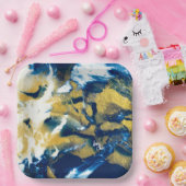 SPWWグリーミングインジゴ紙プレート ペーパープレート (パーティー)