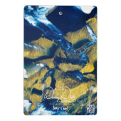 SPWWグリーミングインディゴミニクリップボード ミニクリップボード (裏面)