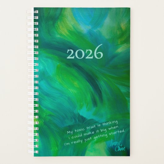 SPWWグリーンエンビー小月プランナー プランナー手帳 (正面)