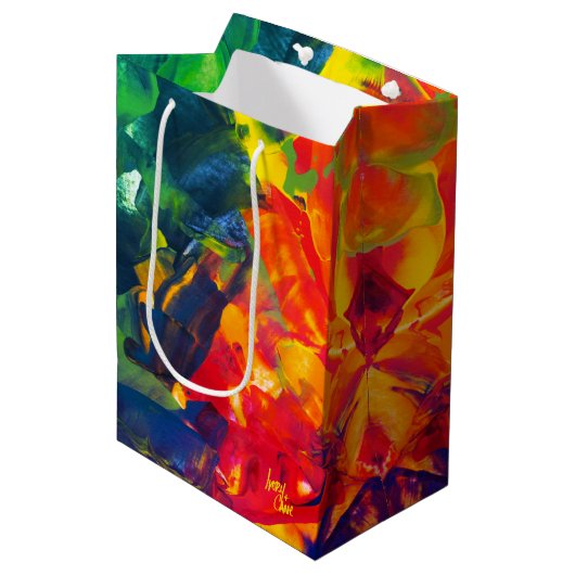 SPWWスパイラサイケデリックル ミディアムペーパーバッグ (正面アングル)