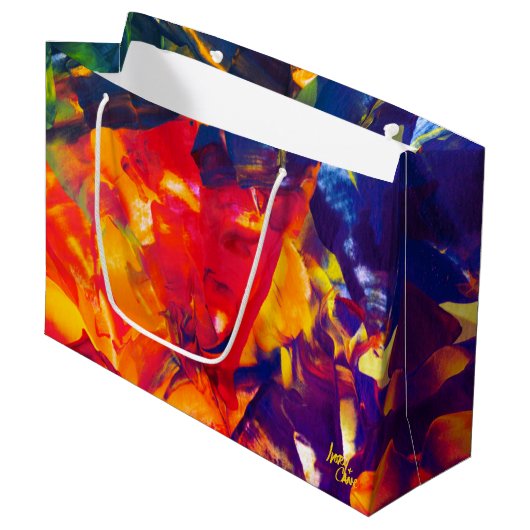 SPWWスパイラサイケデリックル ラージペーパーバッグ (正面アングル)