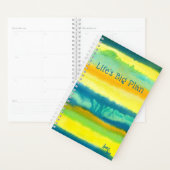 SPWWタンゴエティエーズティール(緑がかった色)&オレンジ毎月 プランナー手帳 (ディスプレー)