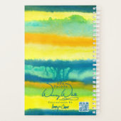 SPWWタンゴエティエーズティール(緑がかった色)&オレンジ毎月 プランナー手帳 (裏面)