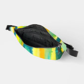 SPWWタンゴエティエーズティール（緑がかった色）グリーン&オレンジウエスト ファニーパック (見開き)