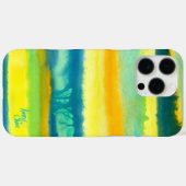 SPWWタンゴエティエーズティール（緑がかった色）グリーン&オレンジ Case-Mate iPhoneケース (裏面 (横))