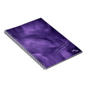 SPWWフリーフロー紫の霞パープルスピラジャーナル ノートブック (右側)