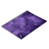 SPWWフリーフロー紫の霞パープルスピラジャーナル ノートブック (左側)