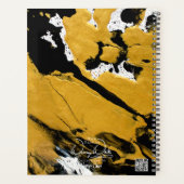 SPWW点火ソウルブラック&金ゴールド大規模な月次 プランナー手帳 (裏面)