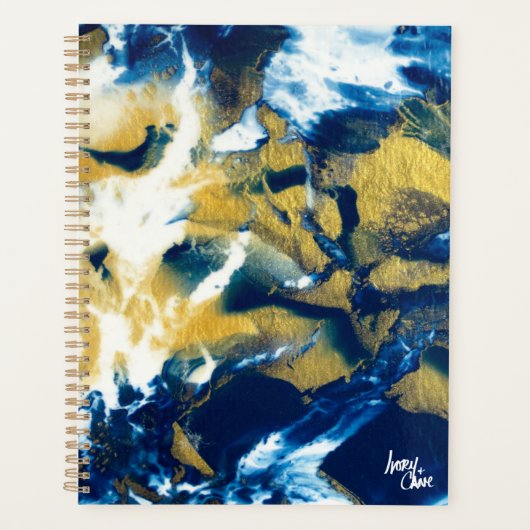 SPWW輝くインディゴラージ月次 プランナー手帳 (正面)