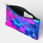 SPWW電気ビベスプリントカットソーバッグ アクセサリーポーチ (見開き)