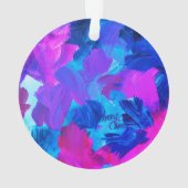 SPWW電気ビーブブルーとピンク オーナメント (裏面)