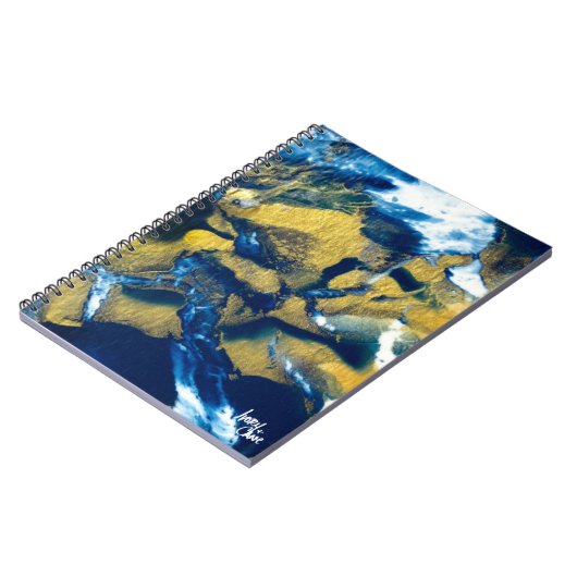 SPWW Gleaming Indigo Spiral Journal Notebook ノートブック (左側)