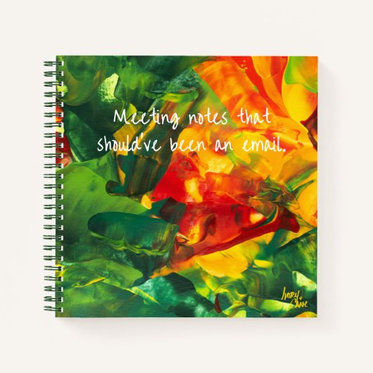 SPWW Mellowed Moment Spiral Notebook ノートブック (正面)