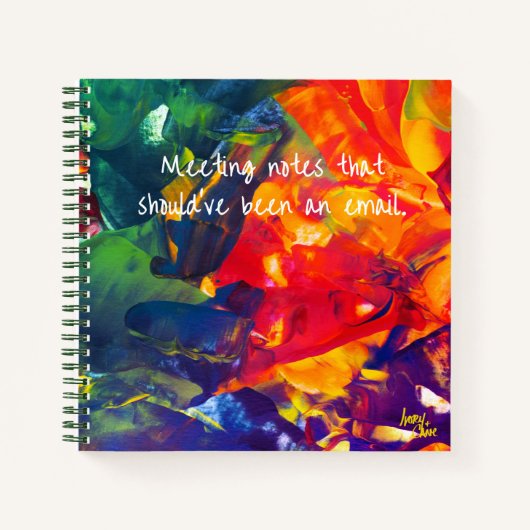SPWW Psychedelic Spiral, Spiral Notebook ノートブック (正面)