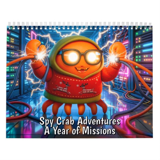 Spy Crab Adventures – A Year of Missions カレンダー (カバー)