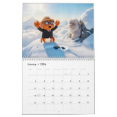 Spy Crab Adventures – A Year of Missions カレンダー (1月 2026)