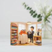 Spy Crab Getting Fitted For Tailored Suit ポストカード (スタンド正面)