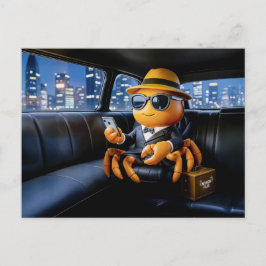 Spy Crab Riding In Stretch Limo Mission ポストカード