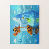 Spy Crabs Climbing Iceberg For Secret Message ジグソーパズル (縦)