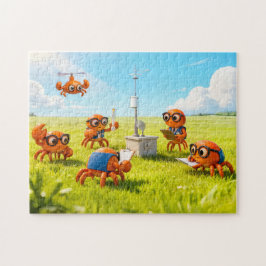 Spy Crabs Learning How Weather Station Works ジグソーパズル