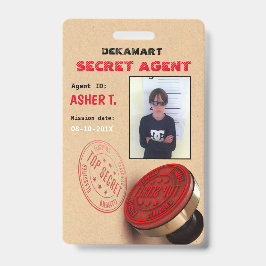 Spy Secret Agent会社のバッジ バッジ